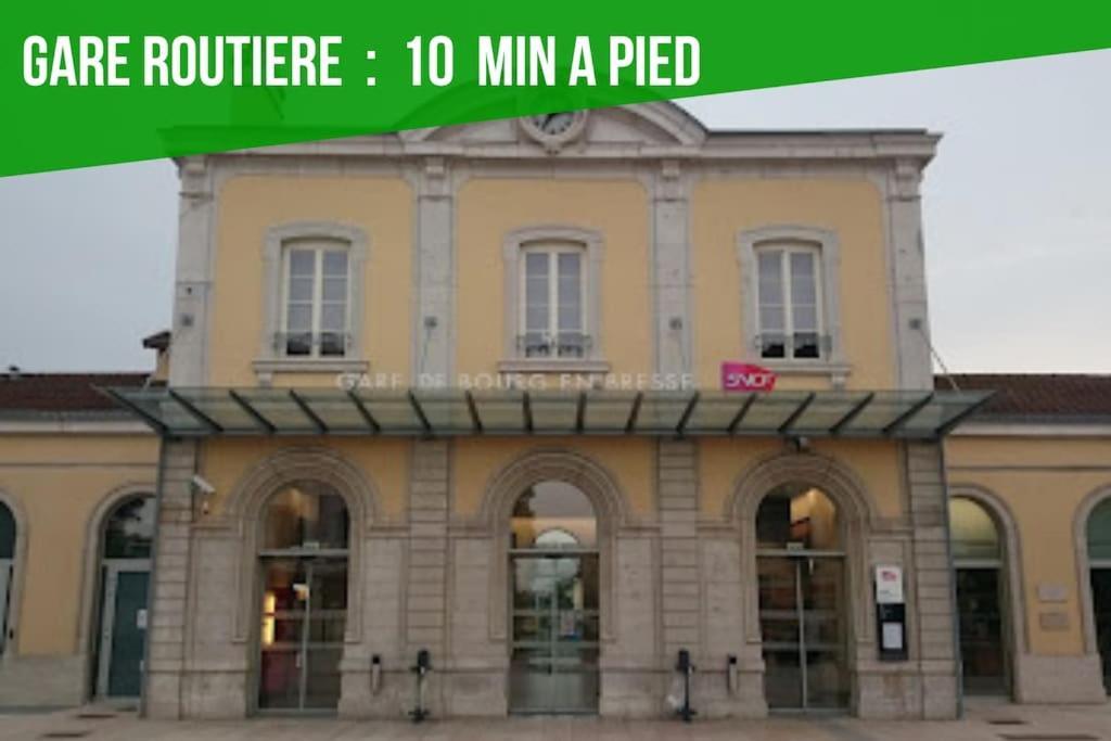 Spacieux - Proche-Gare - Parking Bourg-en-Bresse Ngoại thất bức ảnh